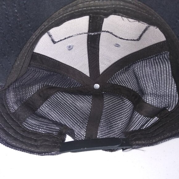 The North Face Mudder Trucker Hat Mesh Black and Grey TNF Adjustable Strap Cap - Picture 9 of 11